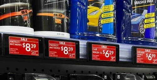 Hvaða matvöruverslanir eru með stafræna verðmiða?